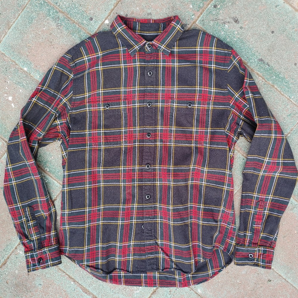 Vintage J Crew Mens Button Down Shirt Plaid
